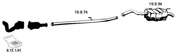 Система выпуска ОГ EBERSPÄCHER 222414
