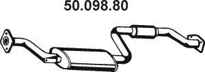 Средний глушитель выхлопных газов EBERSPÄCHER 50.098.80