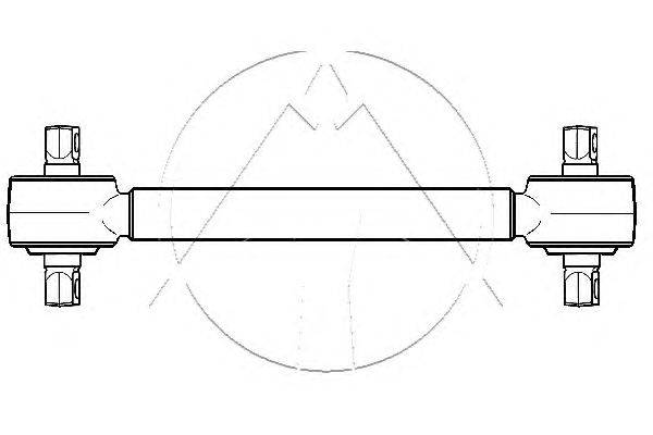 Рычаг независимой подвески колеса, подвеска колеса SIDEM 62042