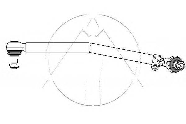 Продольная рулевая тяга SIDEM 6638