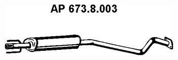 Средний глушитель выхлопных газов EBERSPÄCHER 673.8.003