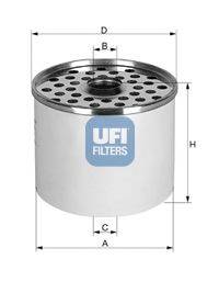 Топливный фильтр UFI 2436000