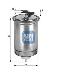 Топливный фильтр UFI 2436500
