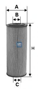 Масляный фильтр UFI 2509500