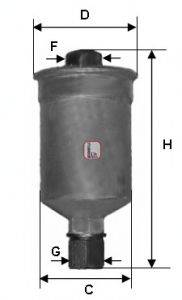 Топливный фильтр SOFIMA S 1659 B