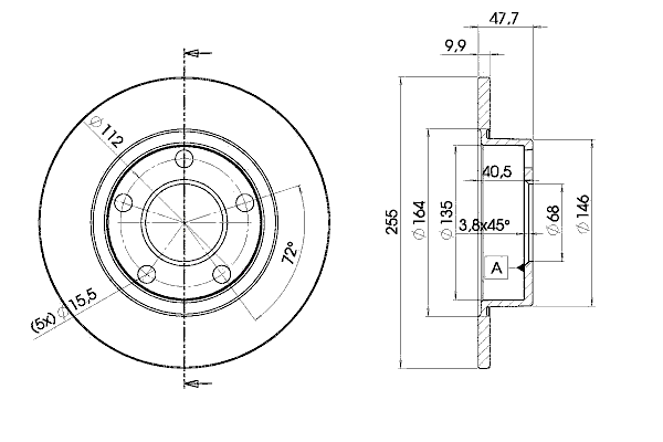 Тормозной диск ICER 78BD4062