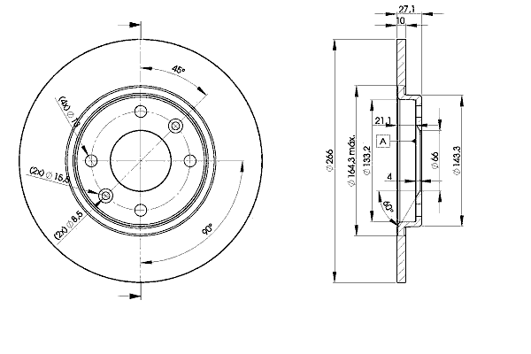 Тормозной диск ICER 78BD4688
