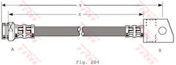 Тормозной шланг TRW PHA347