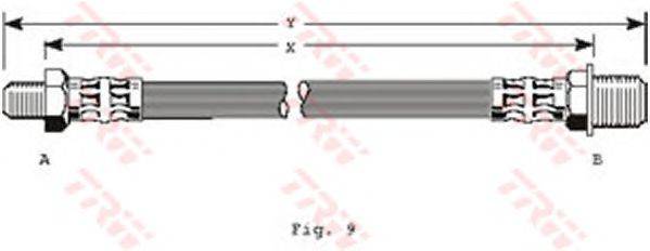 Тормозной шланг TRW PHC149