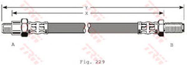 Тормозной шланг TRW PHC158