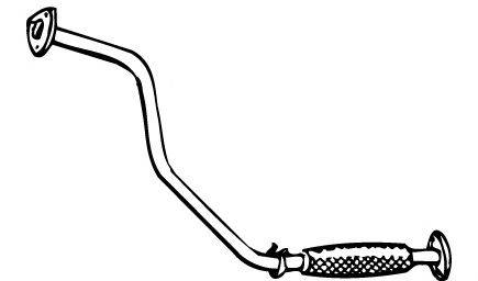 Труба выхлопного газа KLARIUS 130282