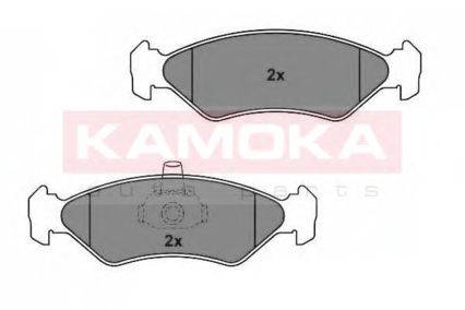 Комплект тормозных колодок, дисковый тормоз KAMOKA 1012164