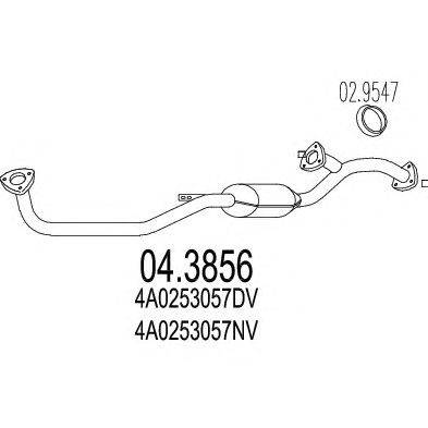 Катализатор MTS 04.3856