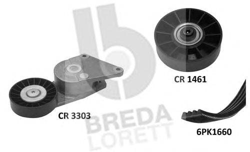 Поликлиновой ременный комплект BREDA  LORETT KCA 0008