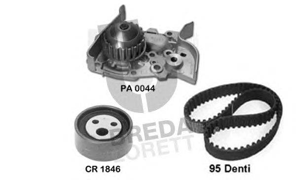 Водяной насос + комплект зубчатого ремня BREDA  LORETT KPA 0057B