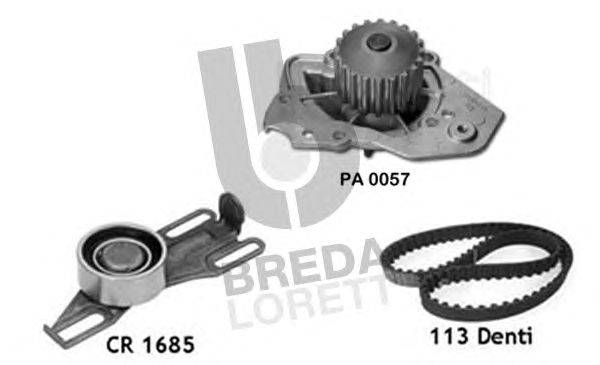 Водяной насос + комплект зубчатого ремня BREDA  LORETT KPA 0113A