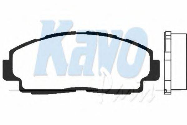 Комплект тормозных колодок, дисковый тормоз KAVO PARTS BP-9043