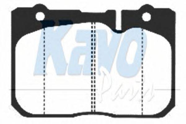 Комплект тормозных колодок, дисковый тормоз KAVO PARTS BP-9044