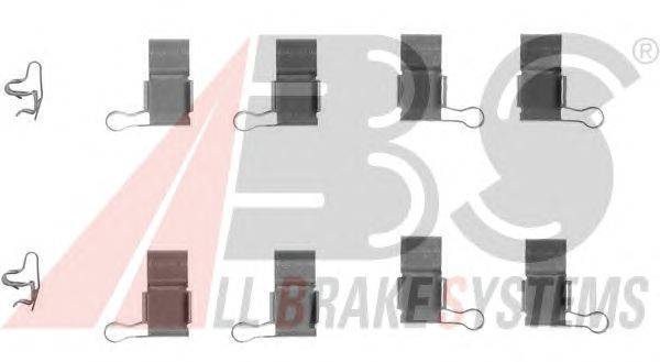Комплектующие, колодки дискового тормоза A.B.S. 1193Q