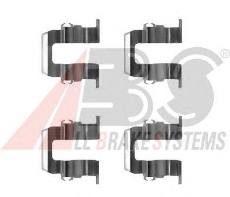 Комплектующие, колодки дискового тормоза A.B.S. 1259Q
