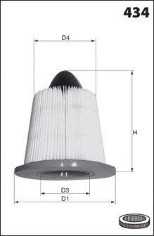 Воздушный фильтр MECAFILTER EL3870