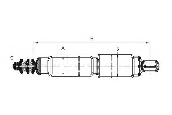 Амортизатор SCT Germany Z2098