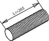 Труба выхлопного газа DINEX 47130