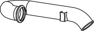 Труба выхлопного газа DINEX 81678