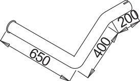 Труба выхлопного газа DINEX 52779