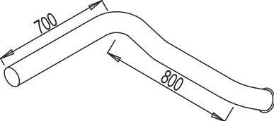 Труба выхлопного газа DINEX 68690