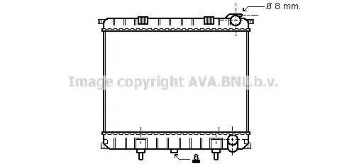 Радиатор, охлаждение двигателя AVA QUALITY COOLING AU2173