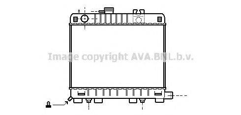 Радиатор, охлаждение двигателя AVA QUALITY COOLING BW2042