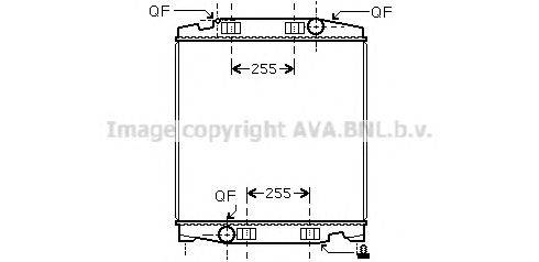 Радиатор, охлаждение двигателя AVA QUALITY COOLING IV2066