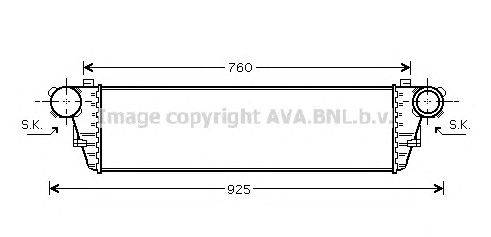 Интеркулер AVA QUALITY COOLING MS4379