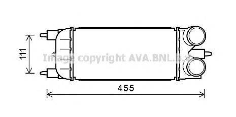 Интеркулер AVA QUALITY COOLING PE4365