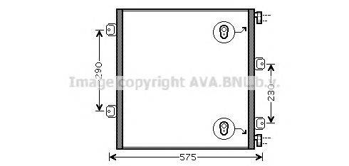 Конденсатор, кондиционер AVA QUALITY COOLING RE5075