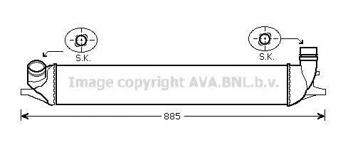 Интеркулер AVA QUALITY COOLING RT4426