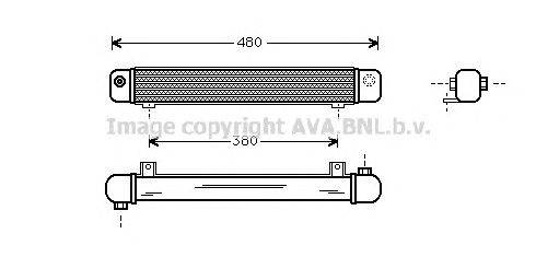 Масляный радиатор, автоматическая коробка передач AVA QUALITY COOLING SB3018