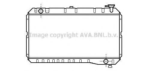 Радиатор, охлаждение двигателя AVA QUALITY COOLING TO2084
