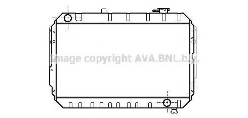 Радиатор, охлаждение двигателя AVA QUALITY COOLING TO2135