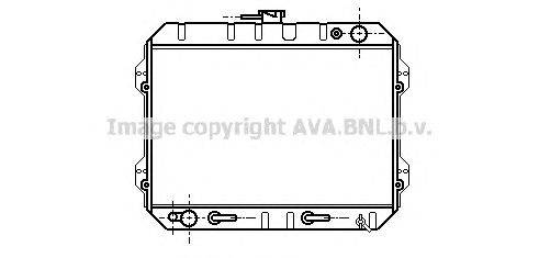 Радиатор, охлаждение двигателя AVA QUALITY COOLING TO2168