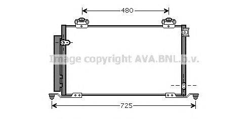 Конденсатор, кондиционер AVA QUALITY COOLING TO5412