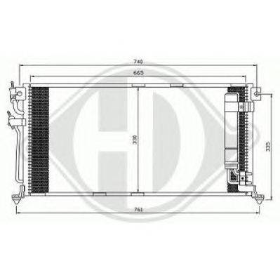 Конденсатор, кондиционер DIEDERICHS 8580710