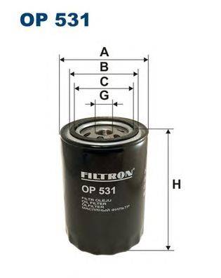Масляный фильтр FILTRON OP531