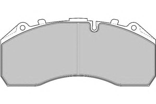 Комплект тормозных колодок, дисковый тормоз ABEX 29105