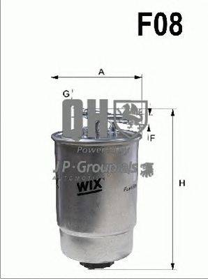 Топливный фильтр JP GROUP WF8043