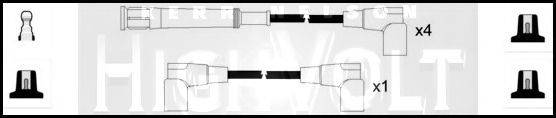 Комплект проводов зажигания STANDARD OEF383