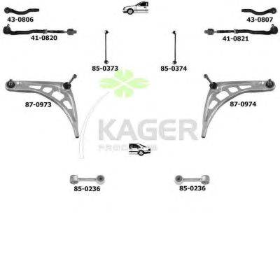 Подвеска колеса KAGER 800448