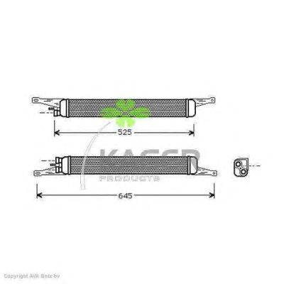 масляный радиатор, двигательное масло KAGER 313712