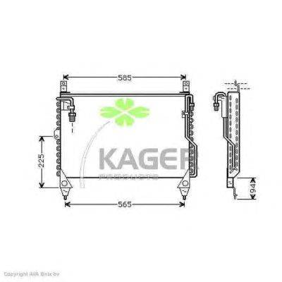 Конденсатор, кондиционер KAGER 945787